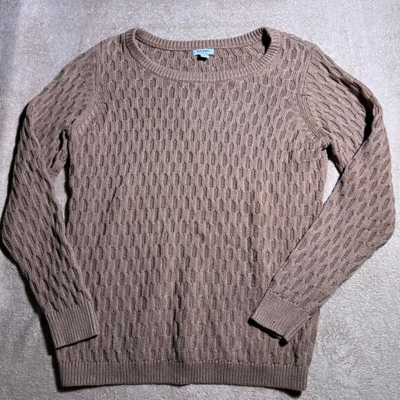Old Navy Women's Sz XXL Knitted‎ Long Sleeve Causal Beige Sweater (D) - Picture 4 of 9
